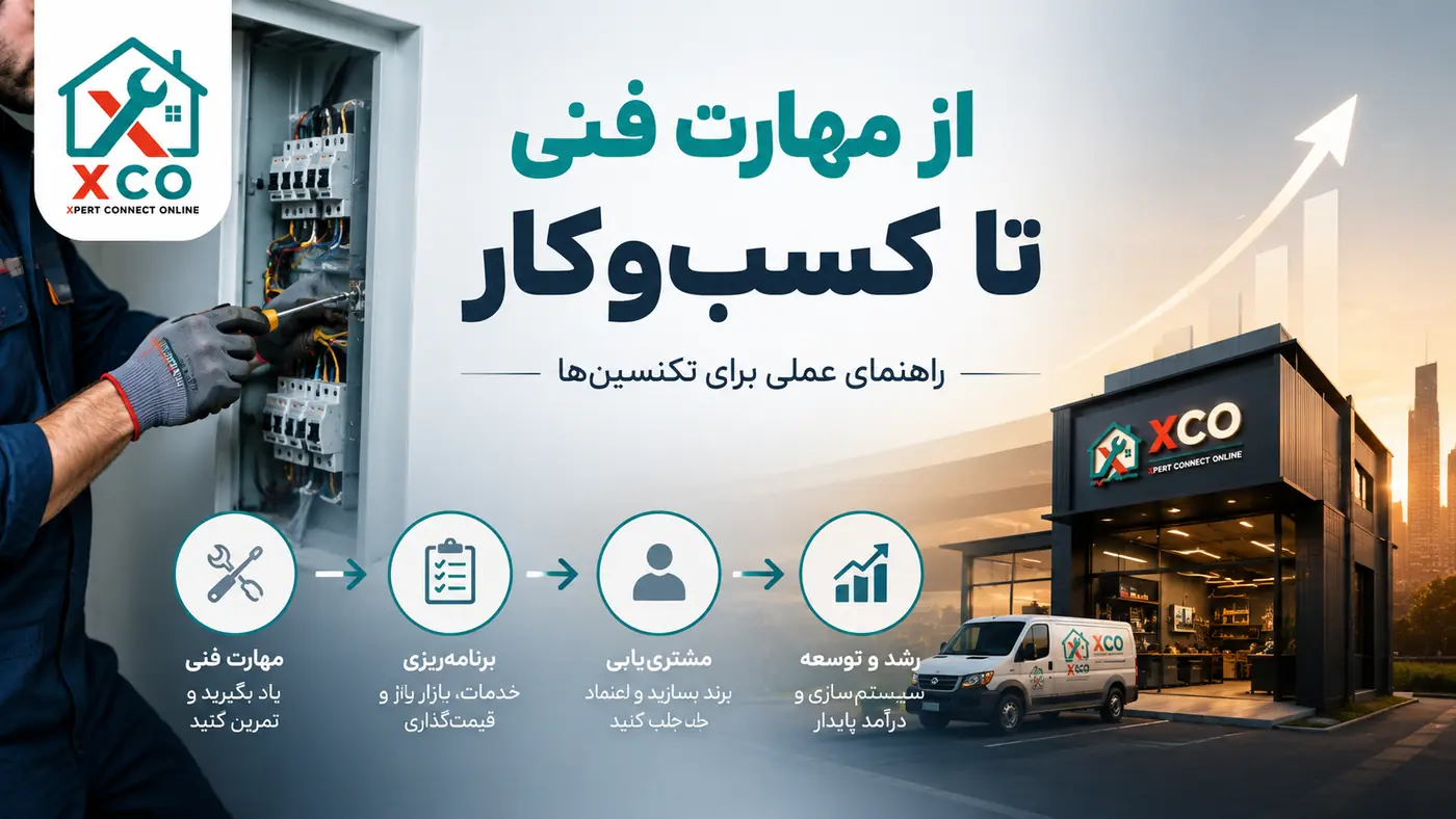 از مهارت فنی تا کسب‌وکار؛ راهنمای عملی برای تکنسین‌ها