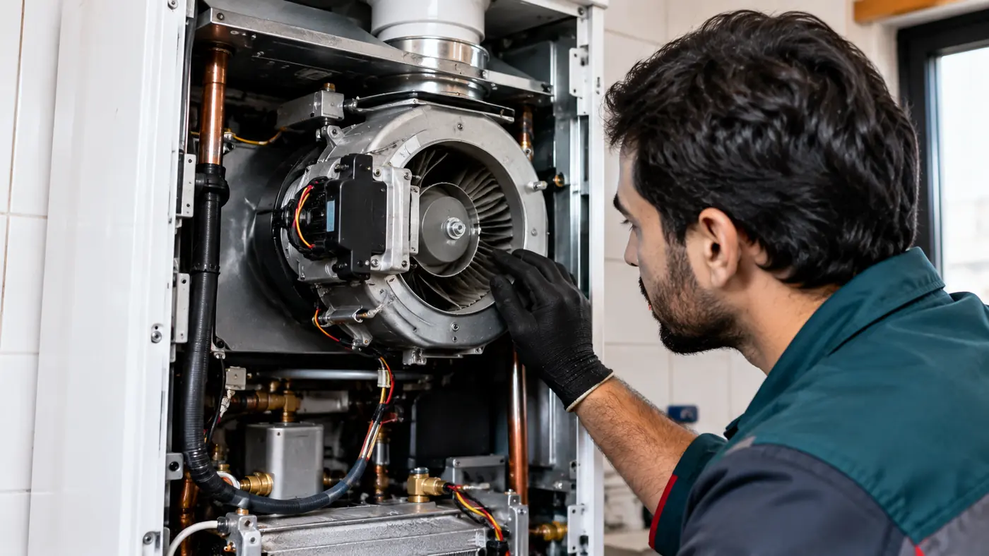 علت سر و صدای فن پکیج و روش‌های رفع آن